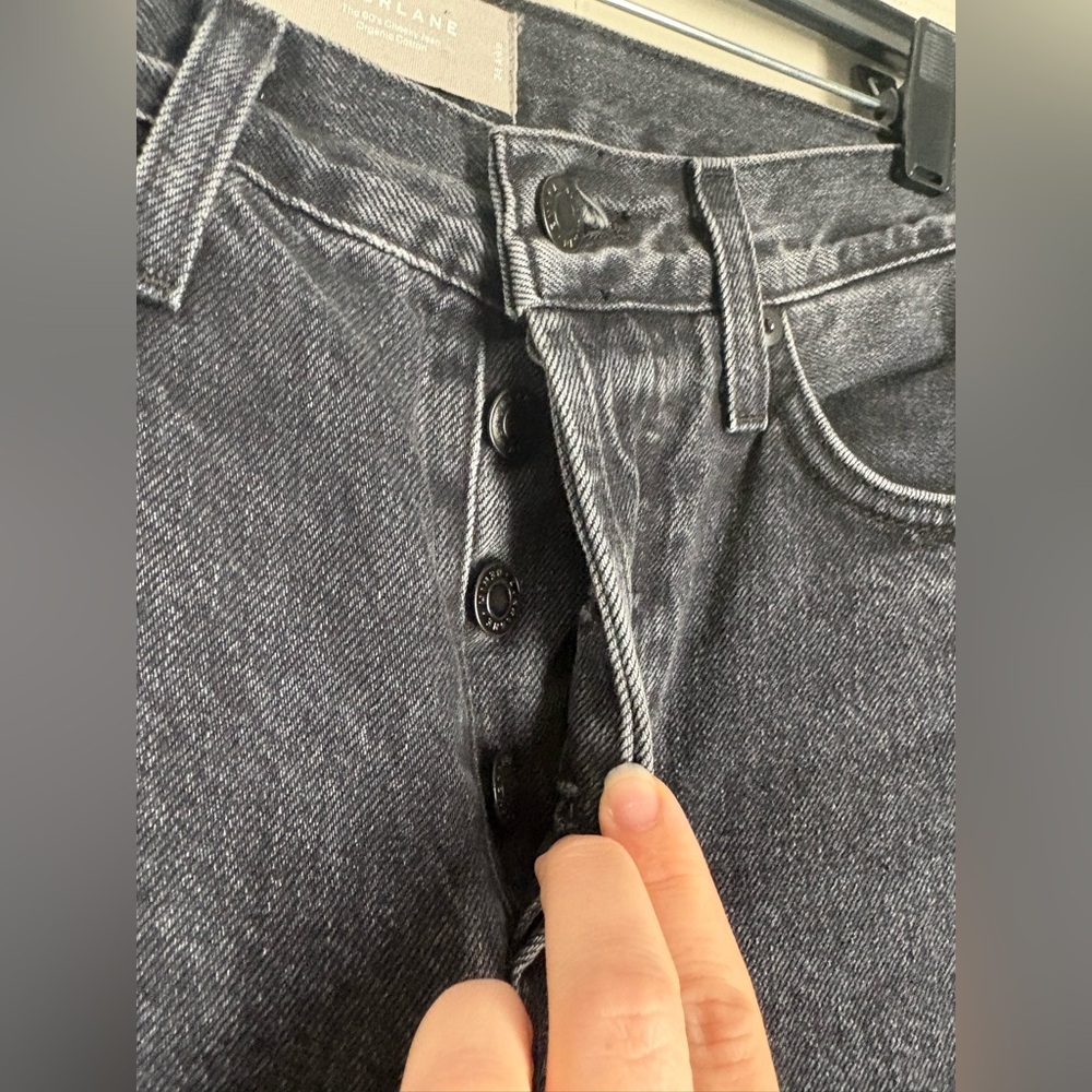 Everlane “The 90’s Cheeky Jean” Organic Cotton Black Jeans - Picture 4 of 5